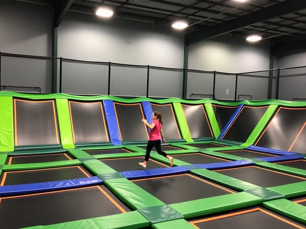 Park trampolin w Płocku